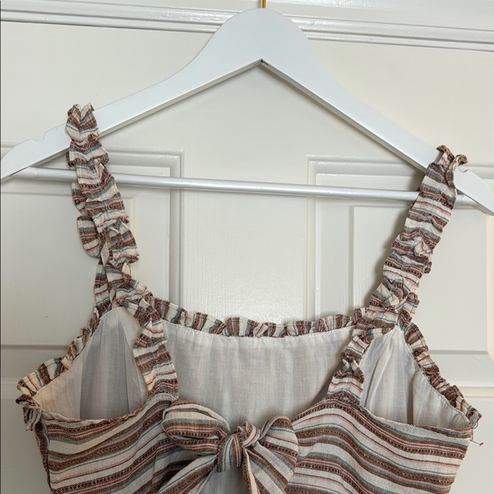 Striped Ruffle Dress - Picture 6 of 8